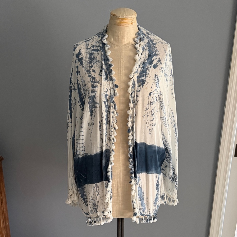 Women's Blue and White Jacket
